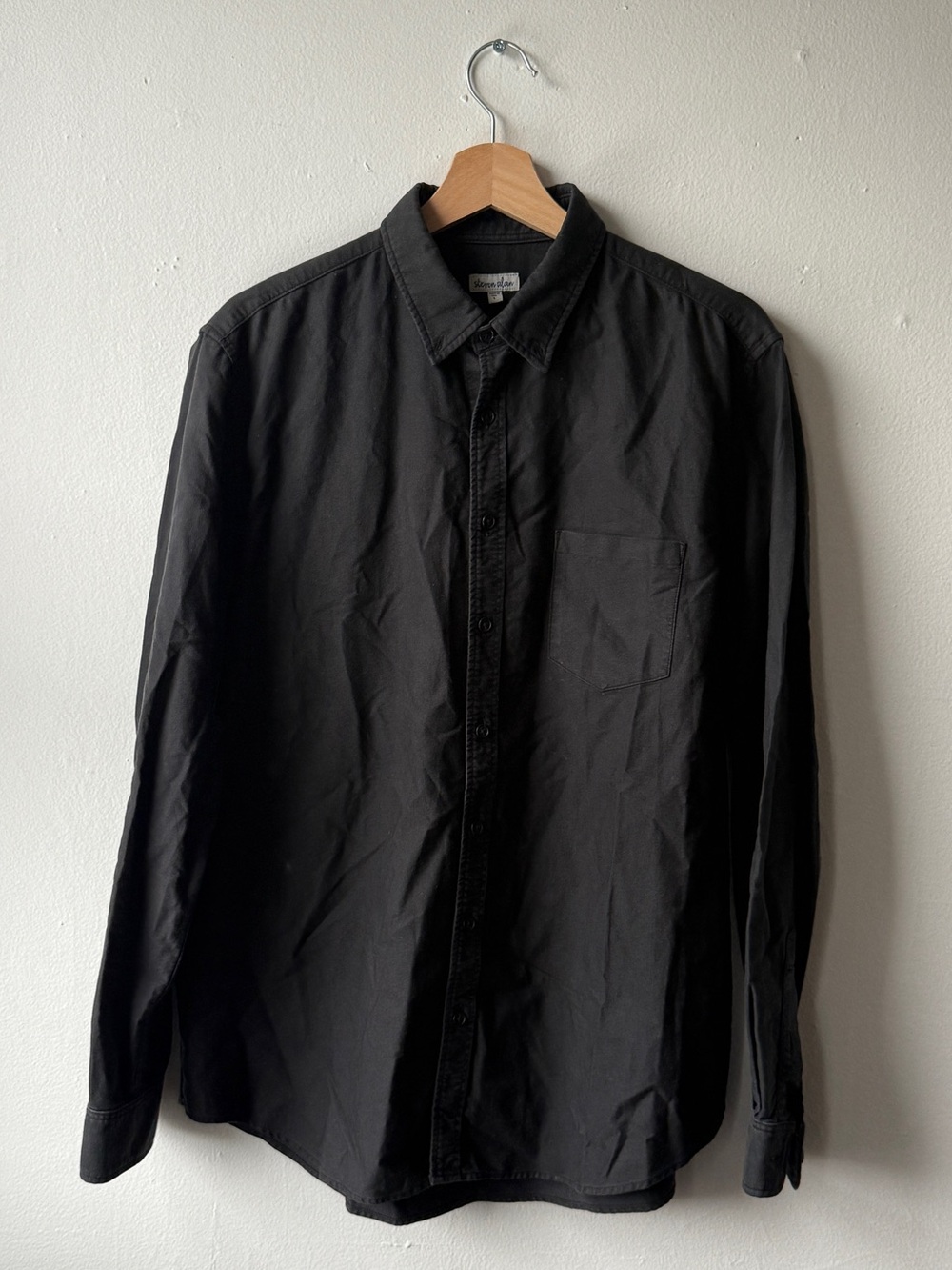 Steven Alan Black Men's Button-Down Shirt